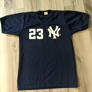 Vintage Kids New‎ York YANKEES MLB Youth Jersey #23 Don Mattingly